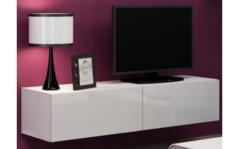 ​Тумба VIGO RTV 140 белый - белый глянец CAMA Польша