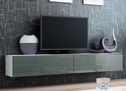 ​Тумба VIGO RTV 180 белый - серый глянец CAMA Польша