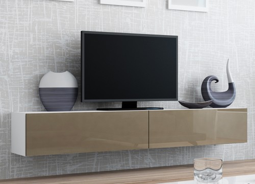 ​Тумба VIGO RTV 180 белый - латте глянец CAMA Польша