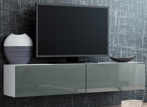 ​​​​Тумба VIGO RTV 140 белый ​- серый​ глянец CAMA Польша