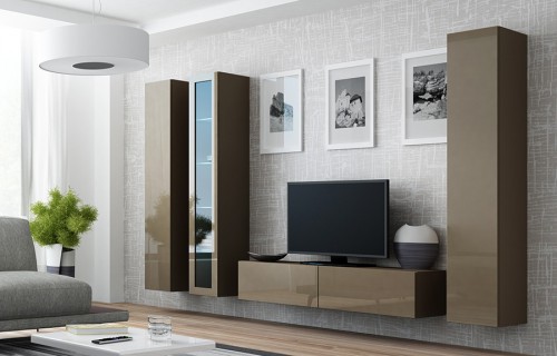 Вітрина навісна VIGO лате - лате глянець CAMA Польща