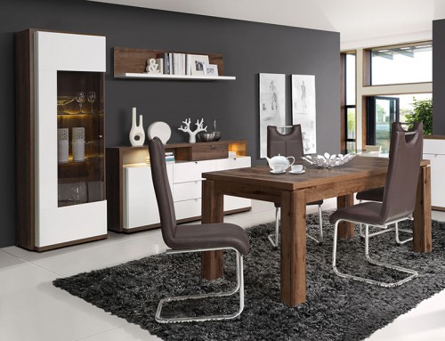 Вітальня ALCANO Forte дуб благородний / білий