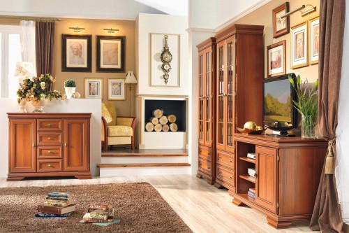 Вітальня ARAMIS FORTE горіх і горіх патина