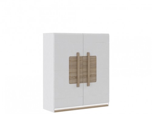 Комод ATNK52B-P50 ATTENTION Forte белый матовый / дуб Сонома