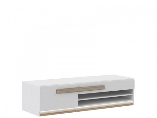 Тумба ТВ  ATNT12LB-P50 ATTENTION Forte белый матовый / дуб Сонома