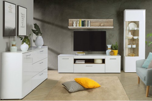 Вітальня BABILA Forte білий мат/ сосна picea