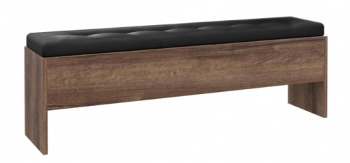 Лавка BLQT021-N09 BELLEVUE Forte дуб черный / дуб благородный