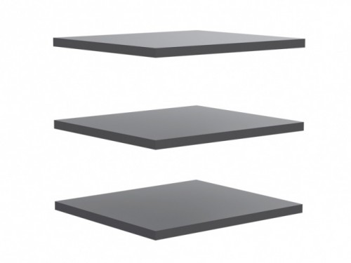 Полиці до шафи DMRD12-A06 BELLEVUE Forte сірий