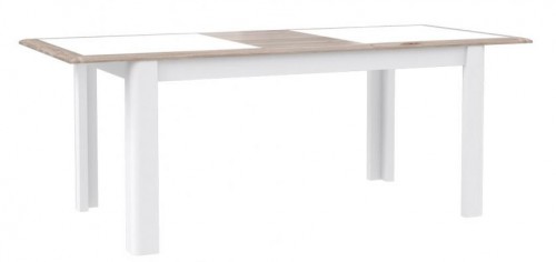 Стол раскладной CQNT16-C141 CANNE Forte белый матовый / дуб nelson