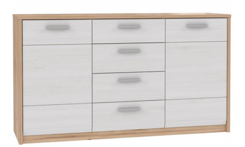 Комод CNTK231-C120 CANTO Forte доска дубовая / дуб снежный.