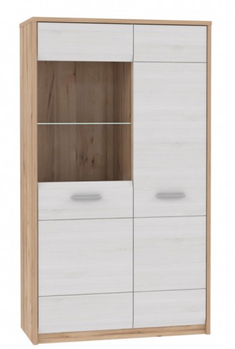 Витрина CNTV621R-C120 CANTO Forte доска дубовая / дуб снежный