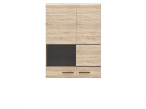 Витрина навесная левая CMBH22L-Q29 COMBINO  Forte дуб сонома/венге