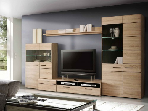 Стінка CMBM01RB-Q29 COMBINO Forte дуб Сонома / венге