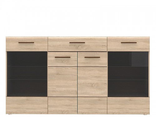 Комод CMBV37-Q29 COMBINO Forte дуб сонома/венге