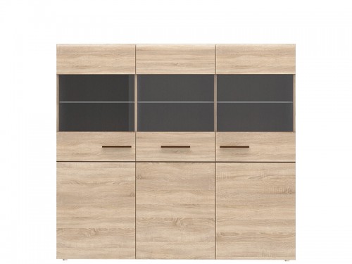 Витрина CMBV46-Q29 COMBINO Forte дуб сонома/венге