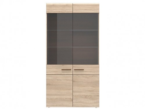 Витрина CMBV74-Q29 COMBINO Forte дуб сонома/венге