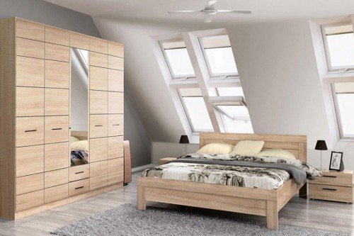 Спальня COMBINO Forte дуб сонома/венге