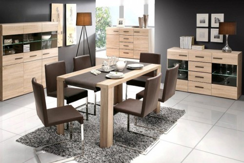 Гостинная COMBINO  Forte дуб сонома/венге