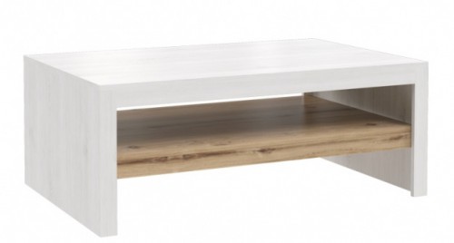 Стіл журнальний INDT21-L16 DANY Forte дуб сніжний / дуб
