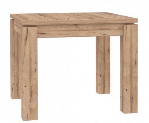 Стол раскладной EST45-D55 CANTO Forte доска дубовая / дуб снежный