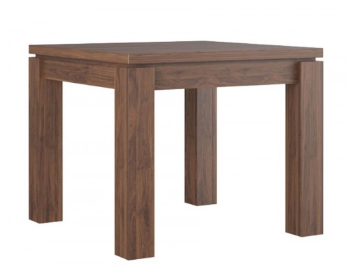 Стол раскладной EST45-H46 LOMBARDO Forte орех колумбия / черный глянец