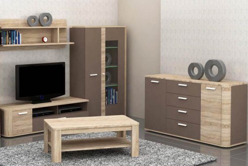 Гостиная FADO Forte дуб сонома / какао матовый