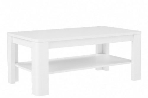 Стіл журнальний FLOT12-C04 BABILA Forte білий мат / білий глянець