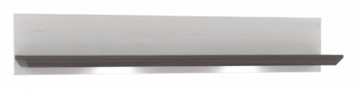 Полиця навісна GRLB01-L42 GARLAND Forte сосна сіра / дуб сніжний