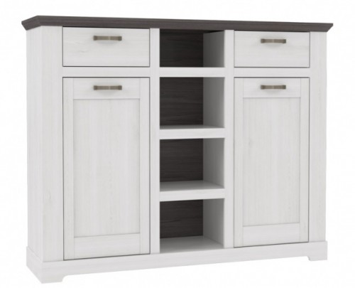 Комод GRLK331-L42 GARLAND Forte сосна серая / дуб снежный