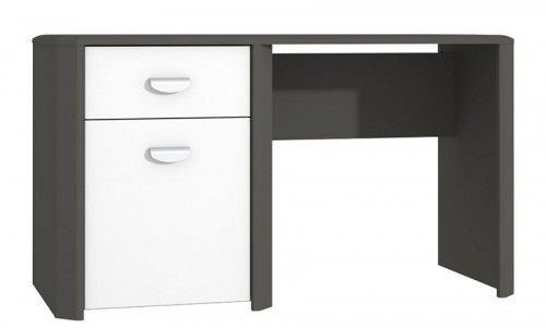 Стол письменный HEYB211-C230 HEY FORTE вольфрам серый / серый матовый/белый