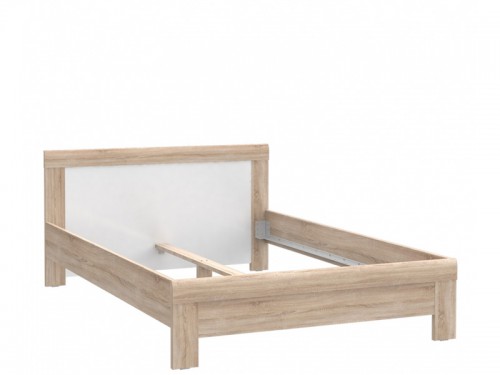 Кровать JLTL142-Q34 JULIETTA Forte дуб сонома / белый глянец