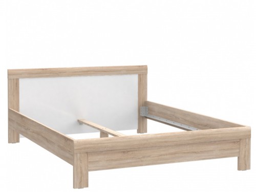 Кровать JLTL162-Q34 JULIETTA Forte дуб сонома / белый глянец