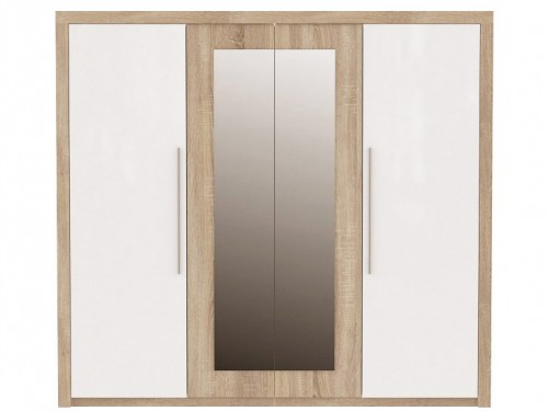 Шкаф JLTS84S-Q34 JULIETTA Forte дуб сонома / белый глянец