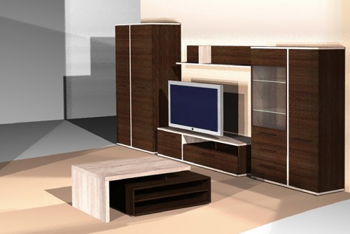 Гостиная KENDO Forte дуб сонома / дуб шоколадный