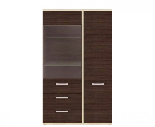 Витрина KNDV64-C21 KENDO Forte дуб сонома / дуб шоколадный