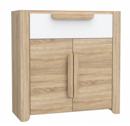 Тумба LCXK35-C34 LACE Forte дуб sonoma / белый