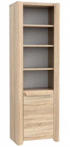 Стеллаж LCXR71-D30 LACE Forte дуб sonoma / белый