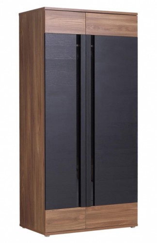 Шкаф LATS821-N31 LATINA двухдверный FORTE дуб сангалло / дуб черный