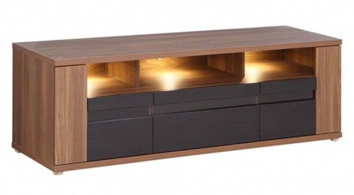 Тумба ТВ LATT131-N31 LATINA FORTE дуб сангалло / дуб черный