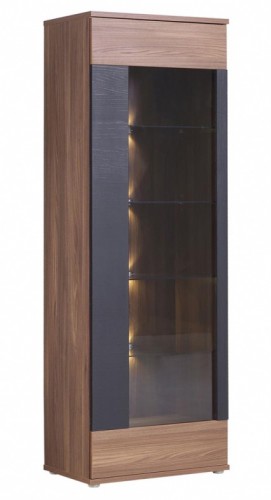 Витрина LATV711-N31 LATINA FORTE дуб сангалло / дуб черный