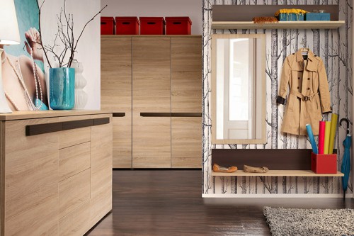 Прихожая LATIS Forte дуб сонома / венге/дуб мелинга