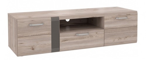 Тумба ТВ LCRT131-N92 LOCARNO  Forte дуб нельсон / серый матовый