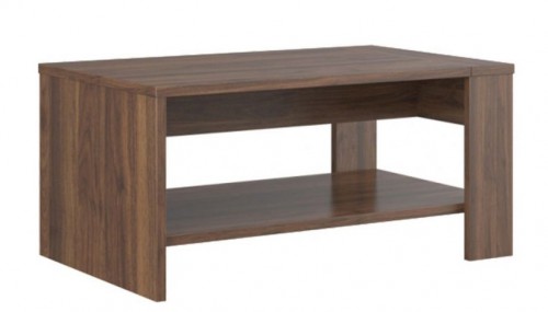 Стіл журнальний TRAT511-H46 LOMBARDO Forte горіх колумбия / чорний глянець