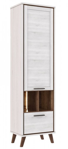 Пенал MVNS713RB-C138 MALVIN Forte дуб снежный / дуб благородный