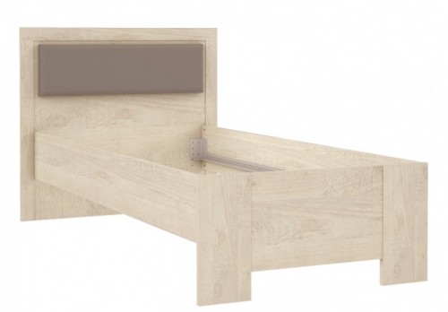 Кровать 90 EDSL1091-D43 MEDANOS Forte сосна белая / базальт