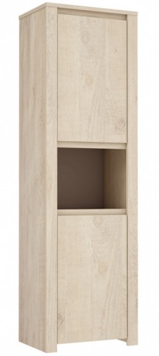 Стеллаж EDSR712-C649 MEDANOS Forte сосна белая / базальт