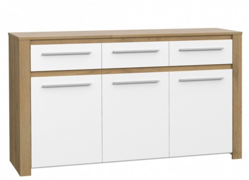 Комод RGGK234-C730 RAHISI Forte дуб старинный / белый