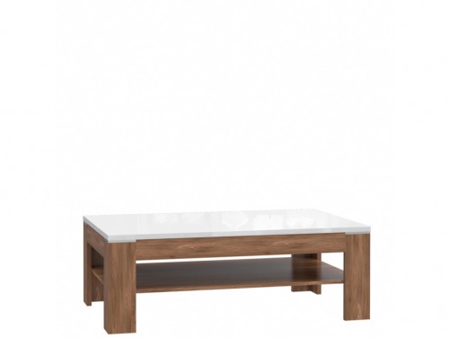 Стіл журнальний SVOT22-J33 SAINT TROPEZ Forte дуб Сангалло / білий глянець