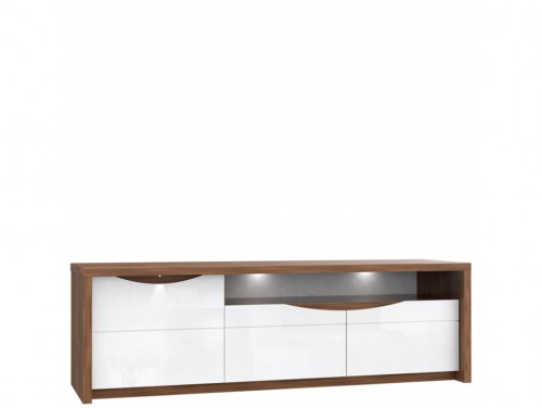 Тумба ТВ STZT131B-J34 SAINT TROPEZ Forte дуб сангалло/белый глянец