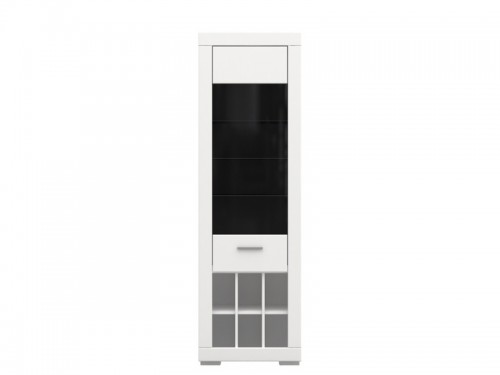 Витрина SNWV711-C50 SNOW Forte  белый uni матовий / белый матовий